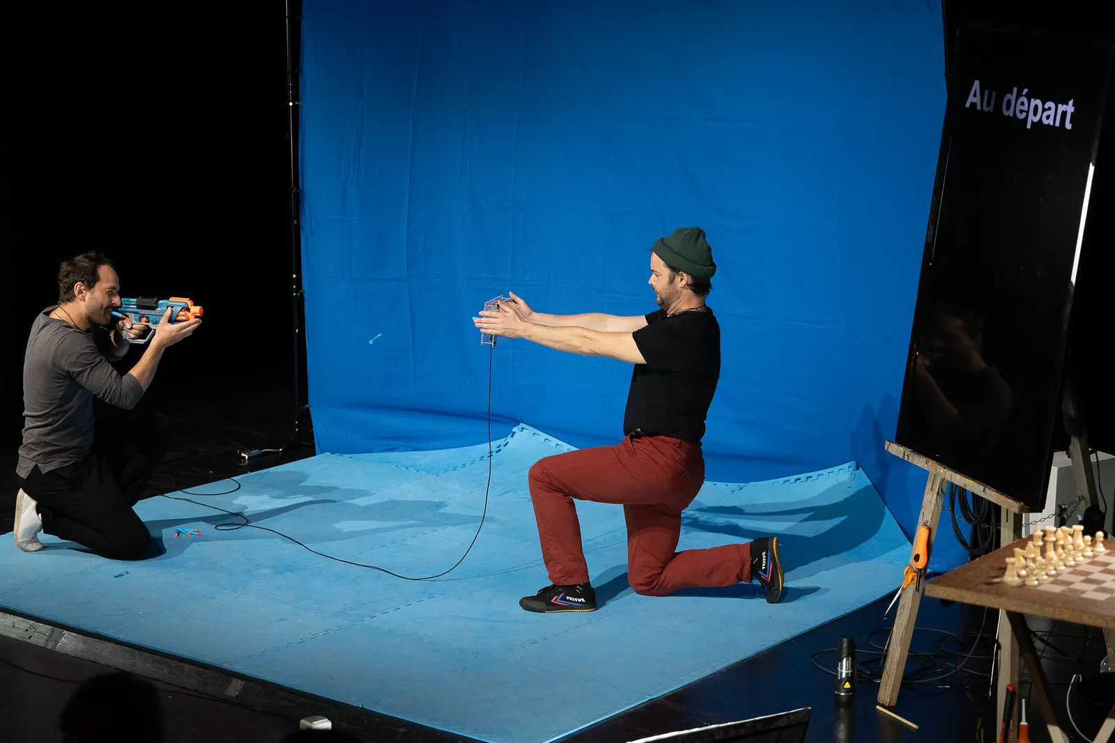 nous on n’a rien vu venir — photo du spectacle